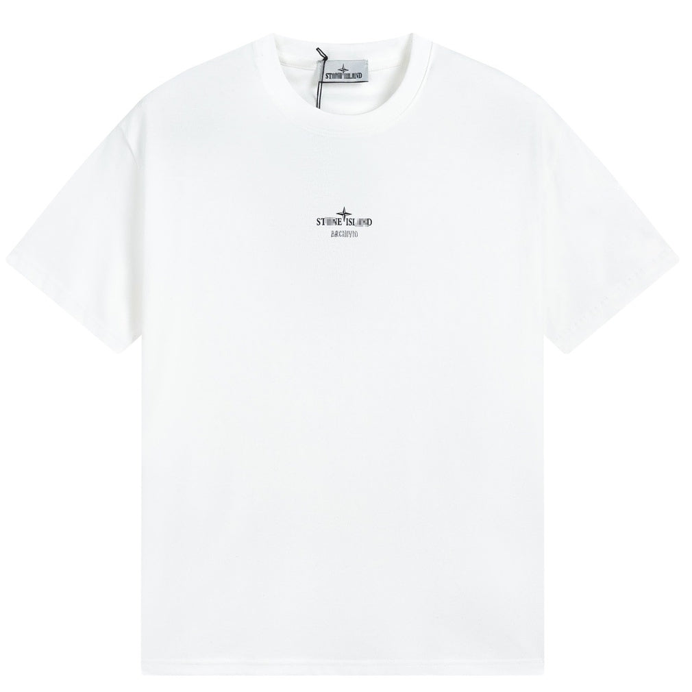 ST0NE lSLAND Pure Cotton T-Shirt #14