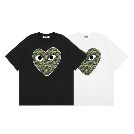 Play Classic Red Heart T-Shirt#06