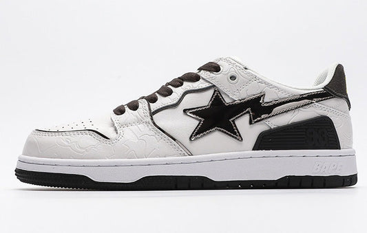Human Made x BAPE STA SK8 Sneakers - White/Black