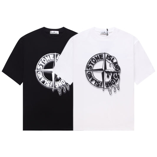 ST0NE lSLAND Pure Cotton T-Shirt #45