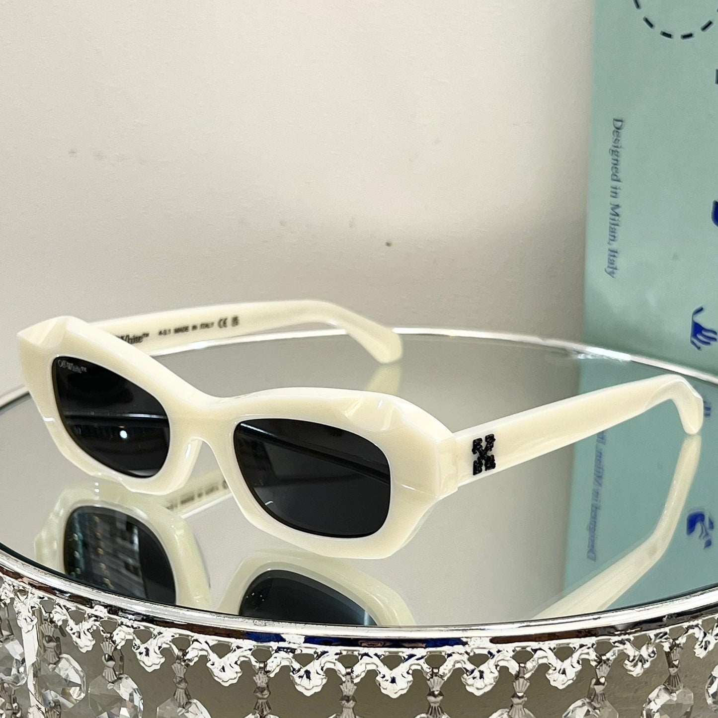 OFF-Whlte Arrow logo sunglasses#092