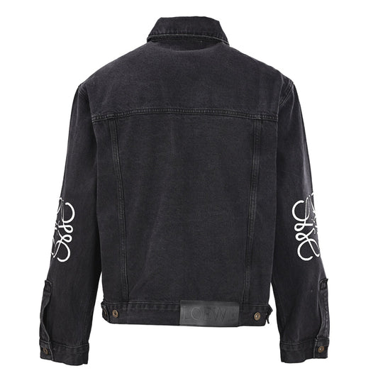 Lowe Embroidered Denim Jacket