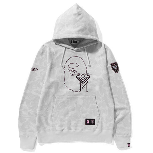 BAPE x Miami Graphic Hoodie - Black, Grey & Pink