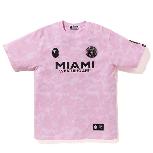 BAPE Miami Camo Men's Sports T-Shirt - Pink