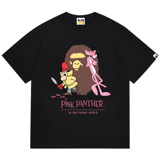 BAPE x Pink Panther Ape Head Men's T-Shirt - Pink