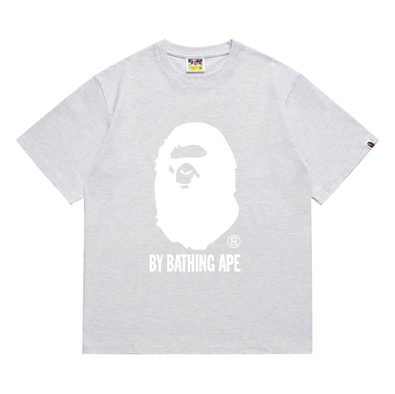 BAPE Bicolor White Ape Head Men's T-Shirt - Black