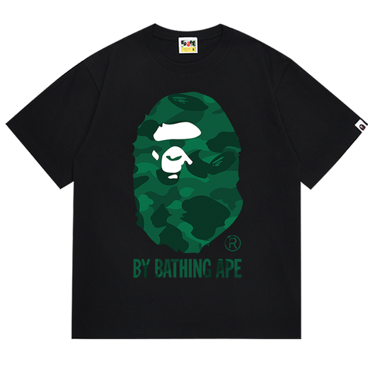 BAPE Green Camo By Bathing Ape Men's T-Shirt - White