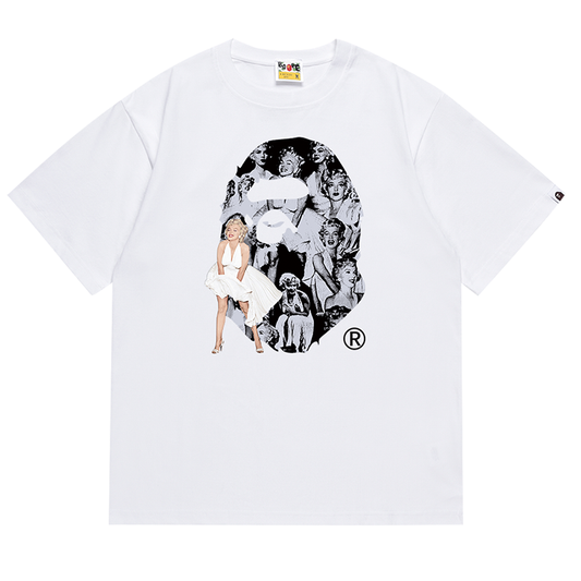 BAPE x Marilyn Monroe Ape Head Men's T-Shirt - Black