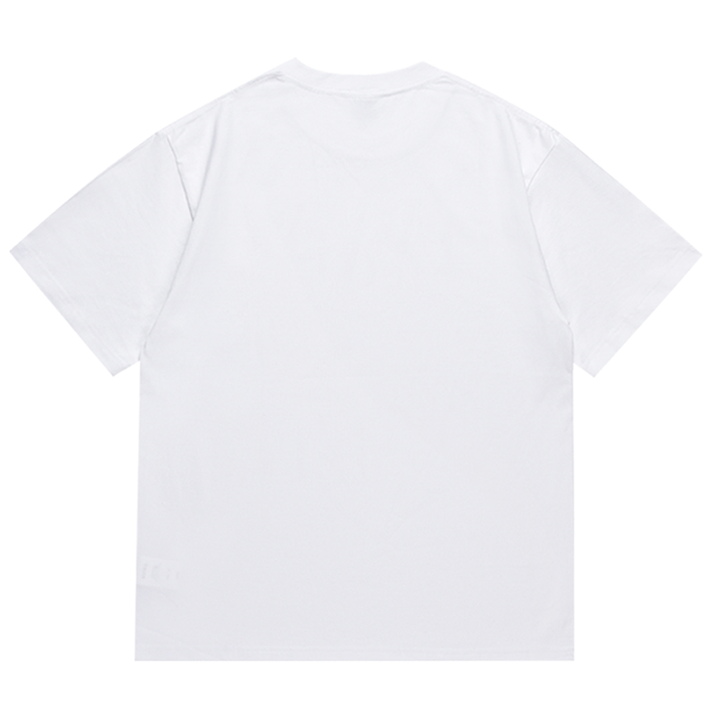 BAPE Bleach Check Ape Head Men's T-Shirt - White