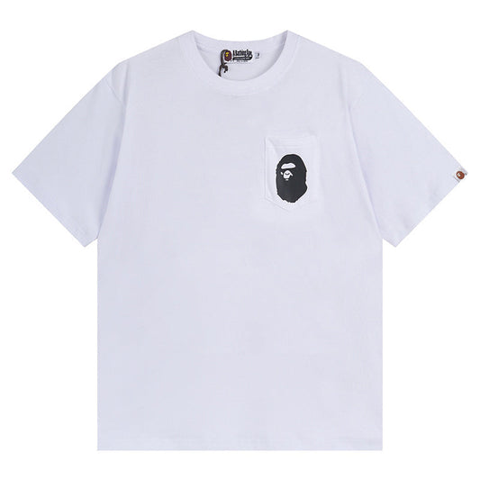 BAPE Big Ape Head Pocket Men's T-Shirt - White
