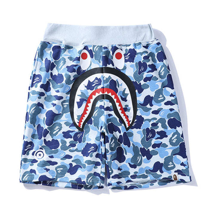 BAPE Big ABC Camo Double-Hood Shark Hoodie