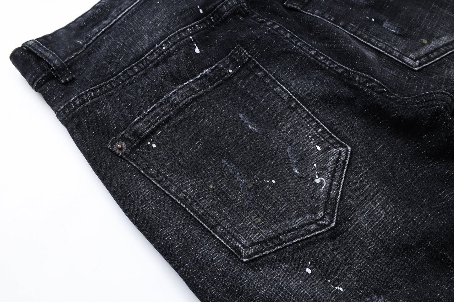 DSQ2 Jeans Black Ripped