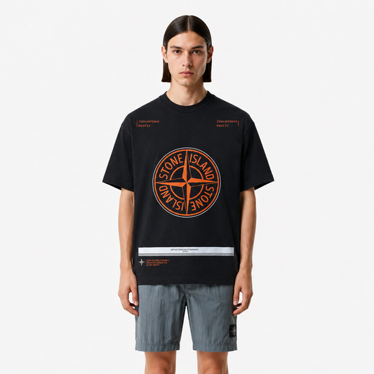 ST0NE lSLAND Pure Cotton T-Shirt #26