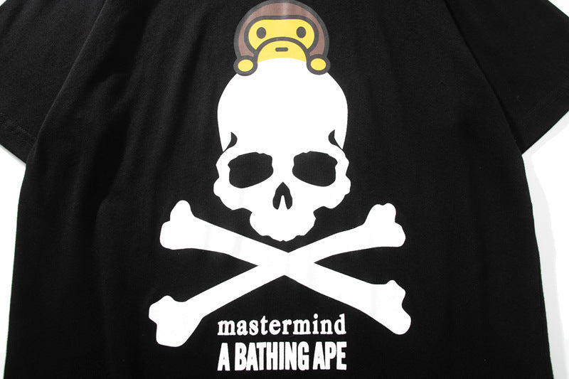 BAPE x Mastermind Baby Milo Skull Men's T-Shirt - White