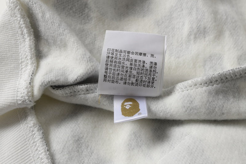 BAPE White Camo Shark Hoodie