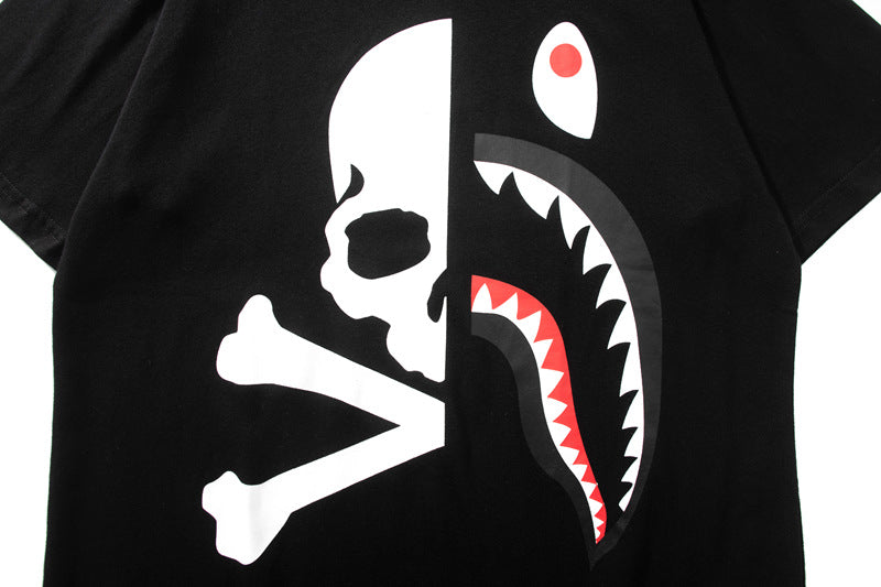 BAPE x Mastermind Half Shark Men's T-Shirt - White