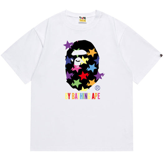 BAPE STA Star Ape Head Men's Graphic T-Shirt - Black