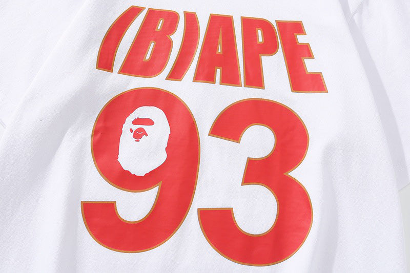 BAPE 93 Logo Men's Graphic T-Shirt - Black