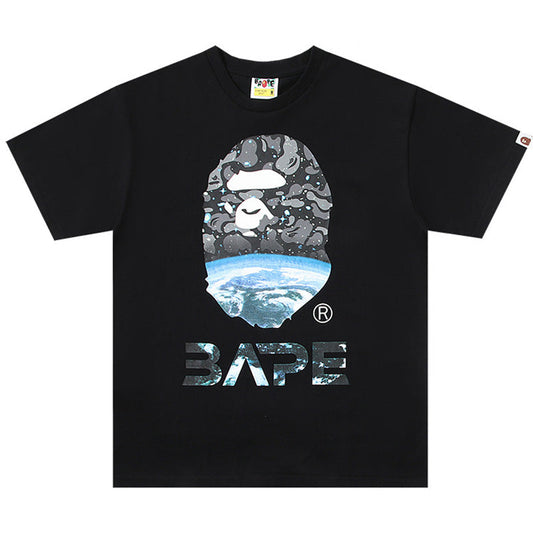 BAPE Mid-Autumn Camo Ape Head Men's T-Shirt - White