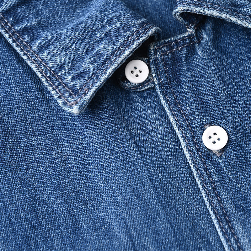 Lowe Short-Sleeve Denim Shirt
