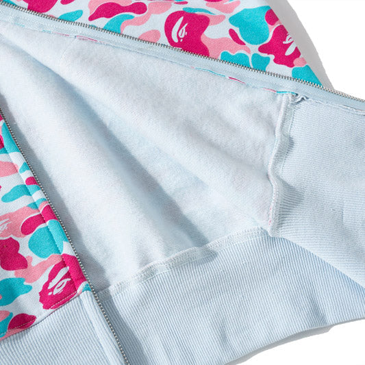 BAPE Miami City Pink Blue Camo Shark Hoodie