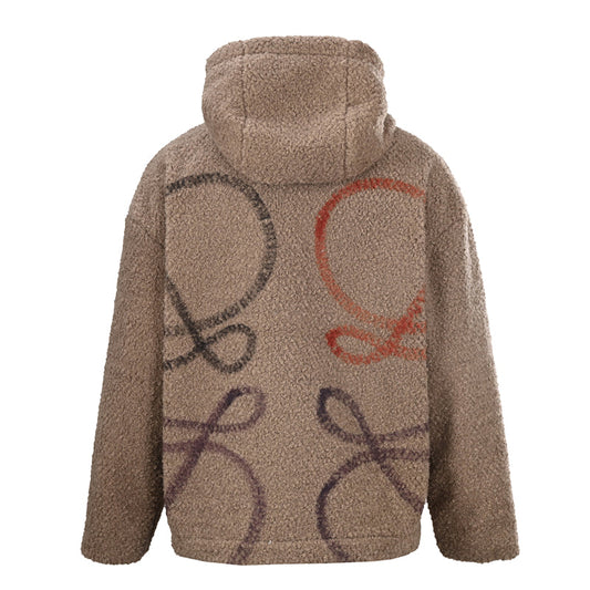 Lowe Lambswool Hooded Jacket