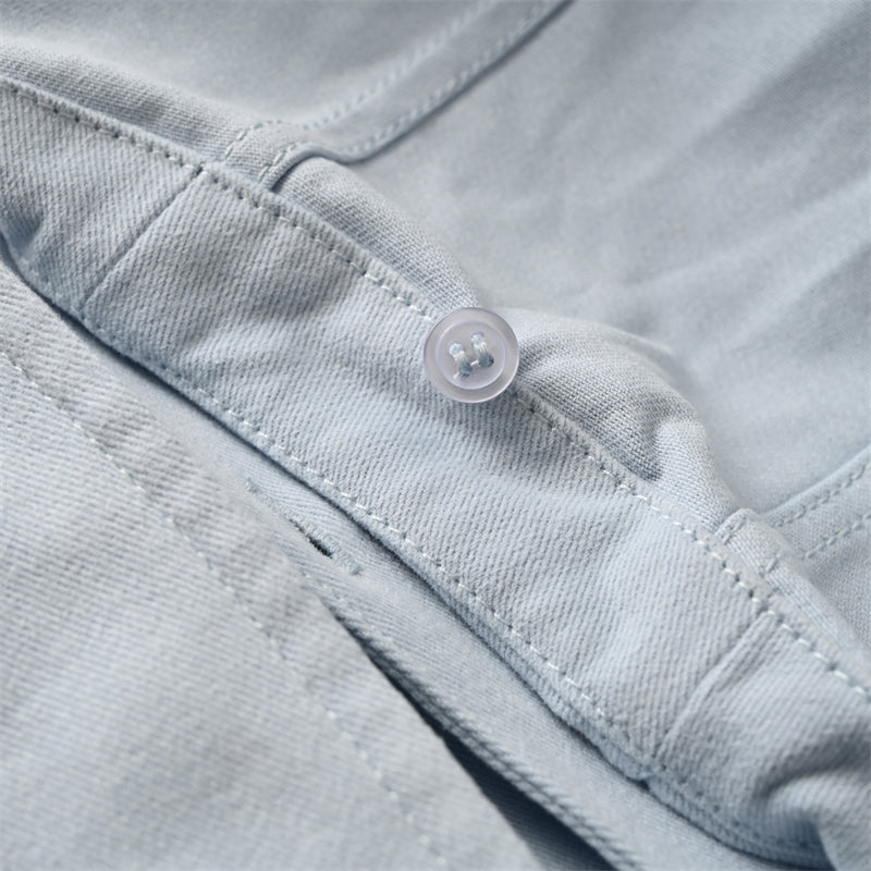 Lowe Cotton Long-Sleeve Hooded Shirt Jacket with Detachable Panels