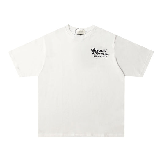 Gucci Logo Embroidery T-Shirt - Image 10