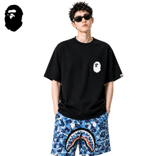 BAPE Big Ape Head Pocket Men's T-Shirt - Black