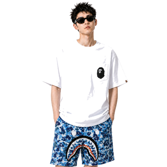 BAPE Big Ape Head Pocket Men's T-Shirt - White