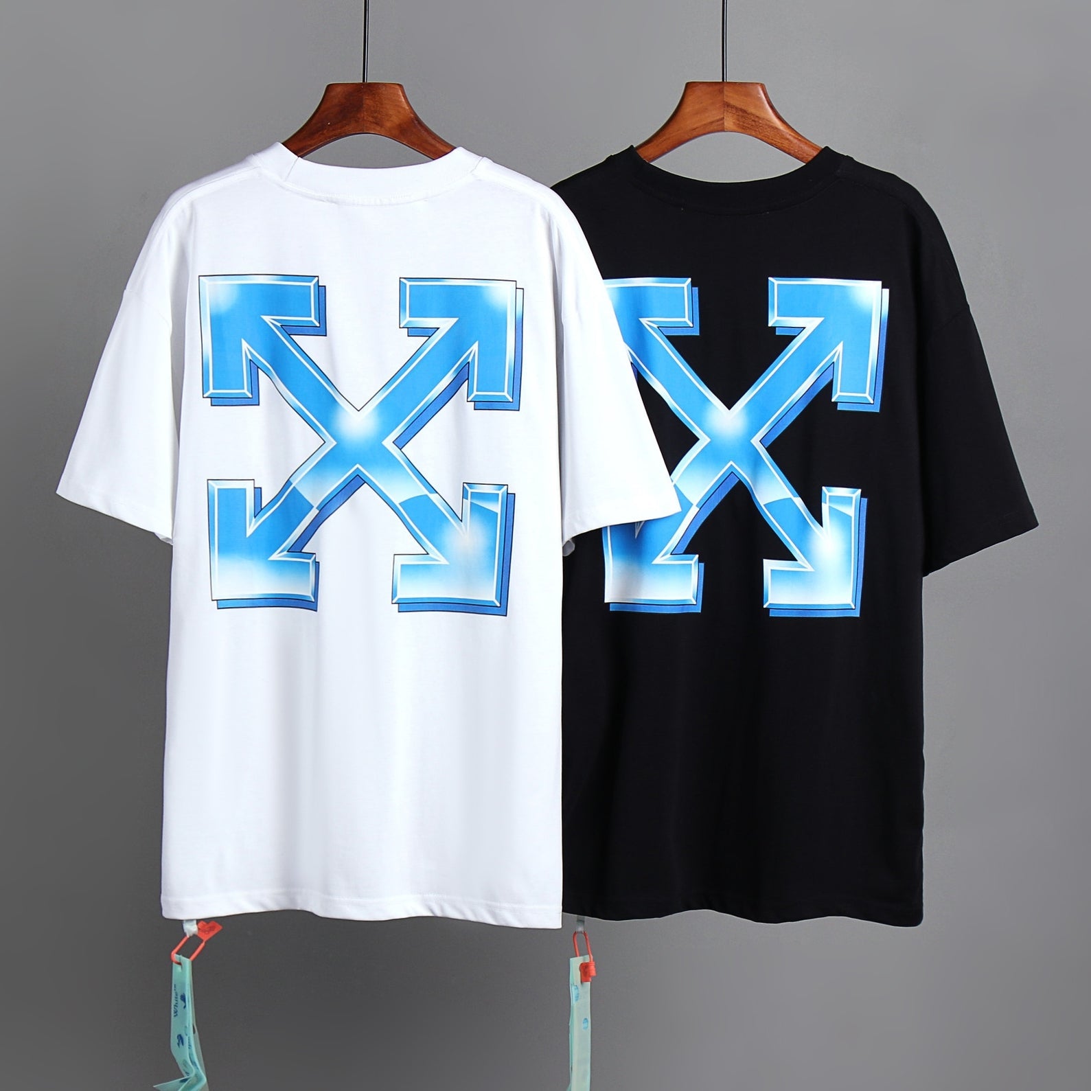 OFF-Whlte Arrow Logo Cotton T-shirt-1151