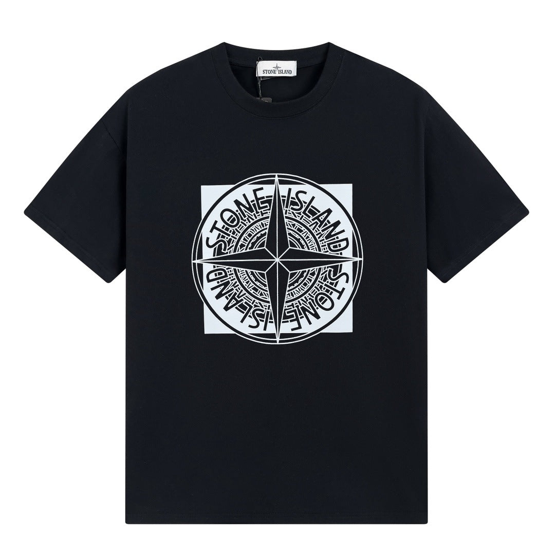 ST0NE lSLAND Pure Cotton T-Shirt #17