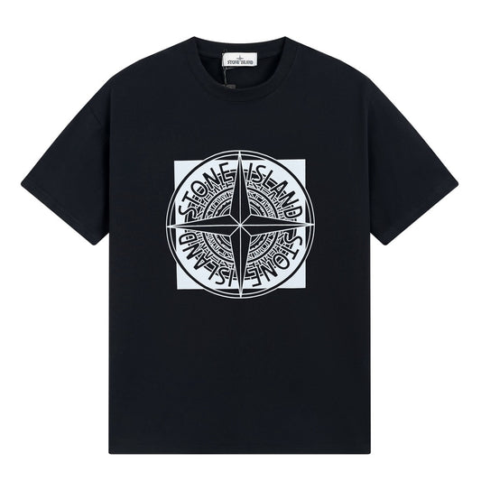 ST0NE lSLAND Pure Cotton T-Shirt #17
