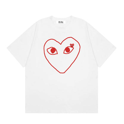 Play Classic Red Heart T-Shirt#48