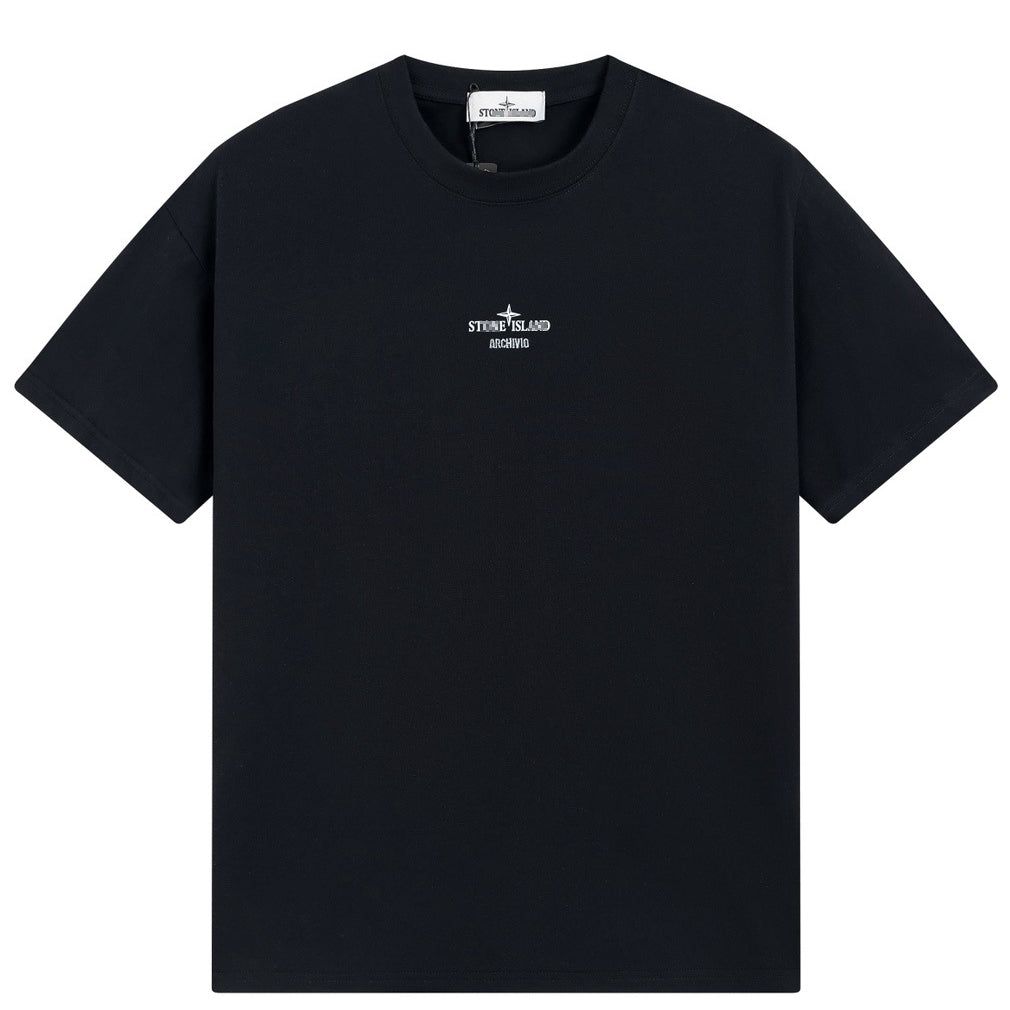 ST0NE lSLAND Pure Cotton T-Shirt #14