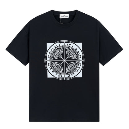 ST0NE lSLAND Pure Cotton T-Shirt #17