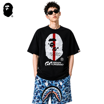 BAPE x Gran Turismo Ape Head Men's T-Shirt - Black