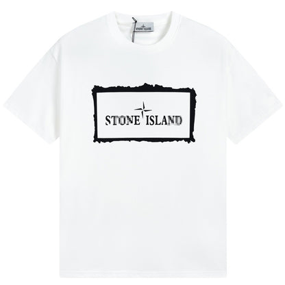 ST0NE lSLAND Pure Cotton T-Shirt #19