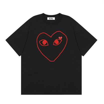 Play Classic Red Heart T-Shirt#48