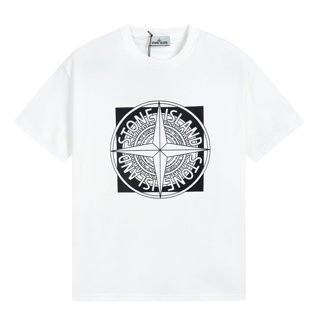 ST0NE lSLAND Pure Cotton T-Shirt #17