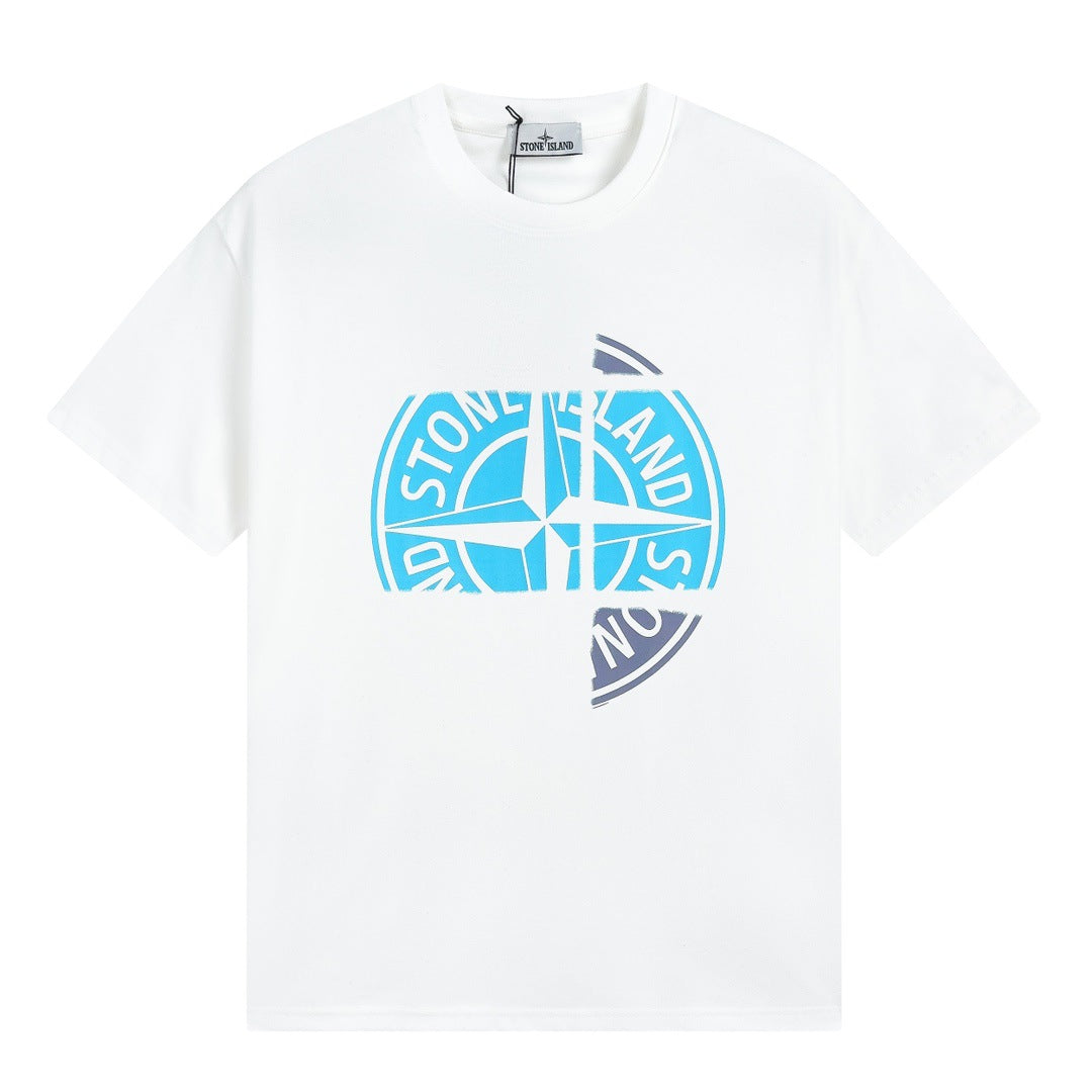 ST0NE lSLAND Pure Cotton T-Shirt #10