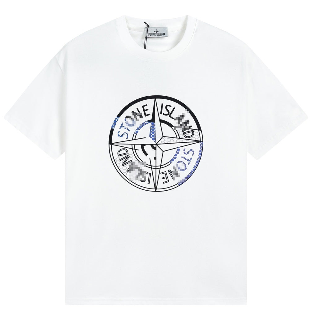 ST0NE lSLAND Pure Cotton T-Shirt #15