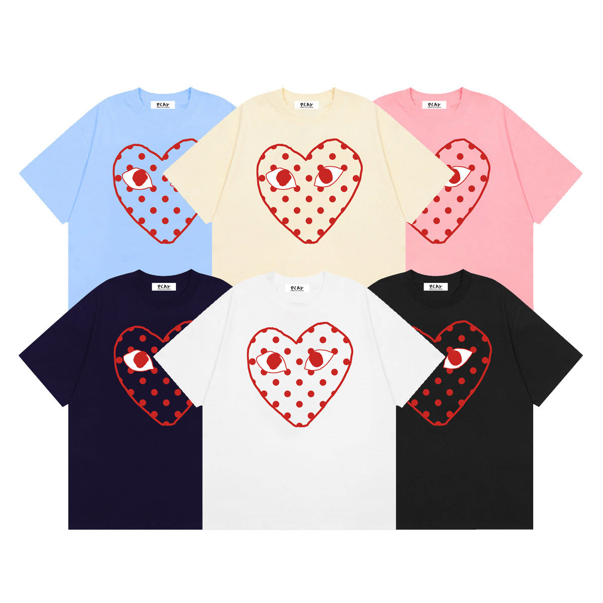 Play Classic Red Heart T-Shirt#14