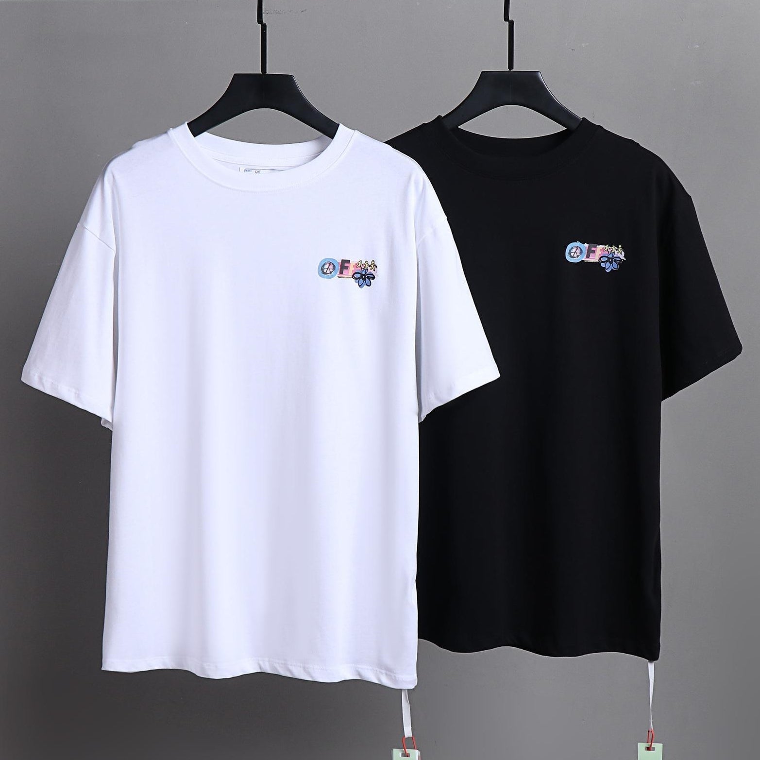 OFF-Whlte Arrow logo print T-shirt#85