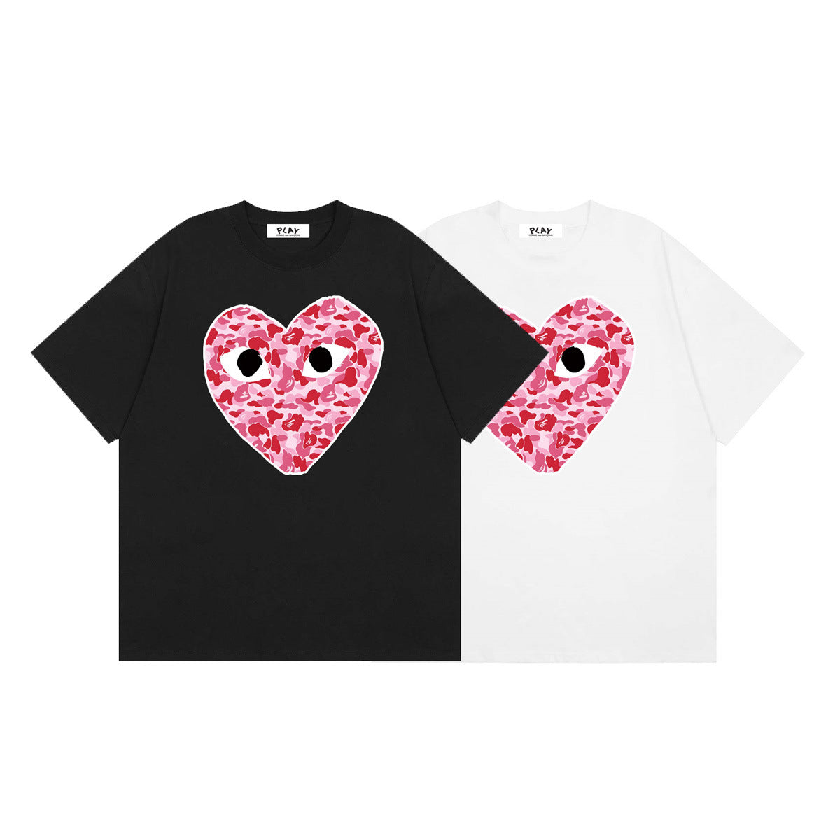 Play Classic Red Heart T-Shirt#04