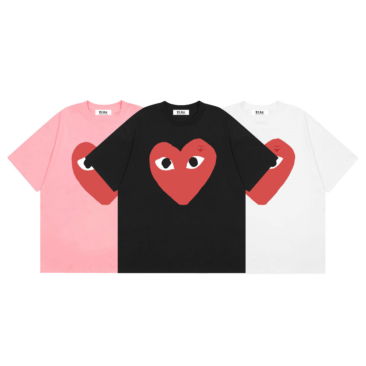 Play Classic Red Heart T-Shirt#21