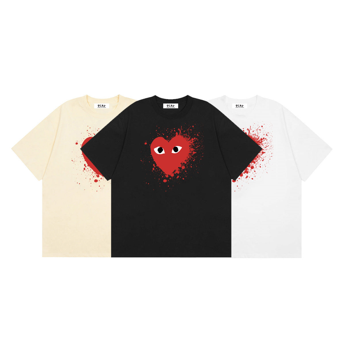 Play Classic Red Heart T-Shirt#27
