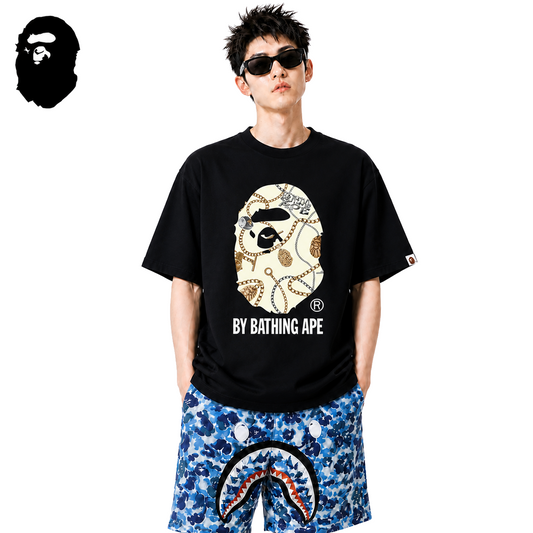 BAPE Jewels Ape Head Men's Graphic T-Shirt - Black