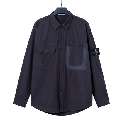 Stone Island Unisex Corduroy Workwear Shirt/Jacket