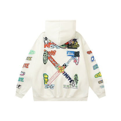 OFF-Whlte Arrow logo sports sweatshirt#37